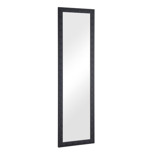 Mercer41 Byromville Mosaic Style Over The Door Mirror Full Length, Door